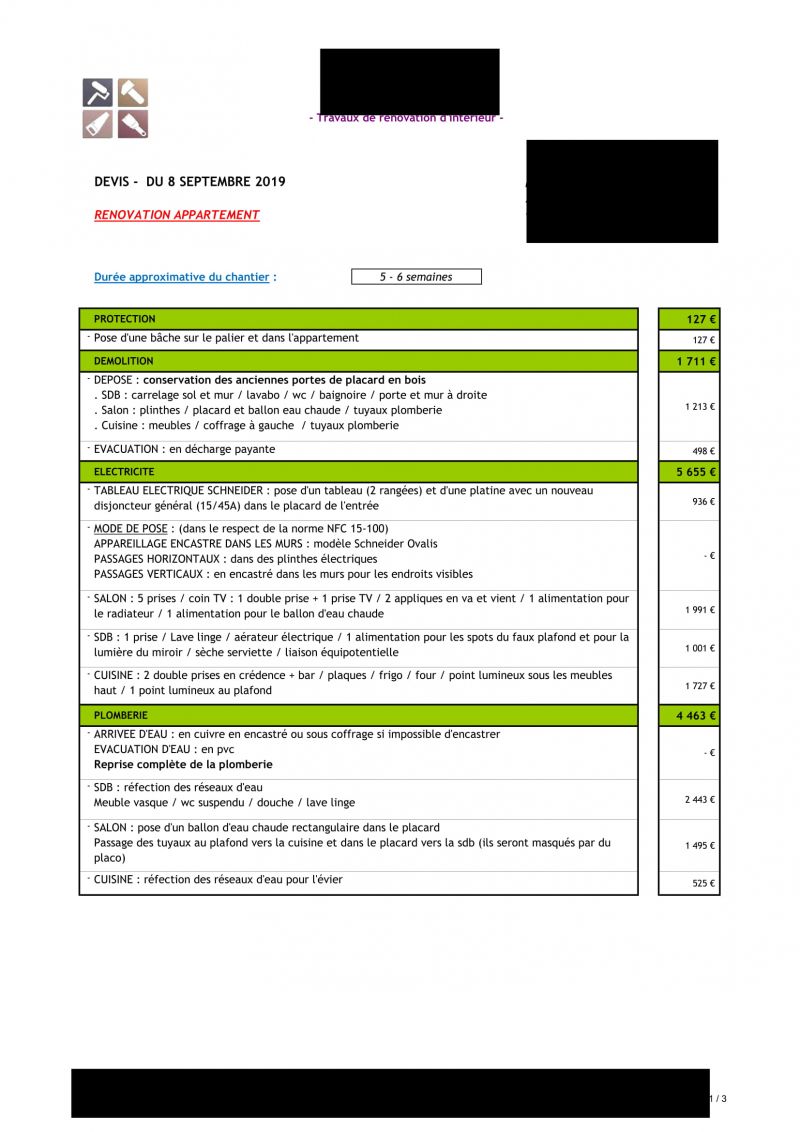 obtenez rapidement un devis sur mesure pour votre projet de r&eacute;novation. comparez les tarifs, choisissez le bon professionnel et r&eacute;alisez vos travaux au meilleur prix.