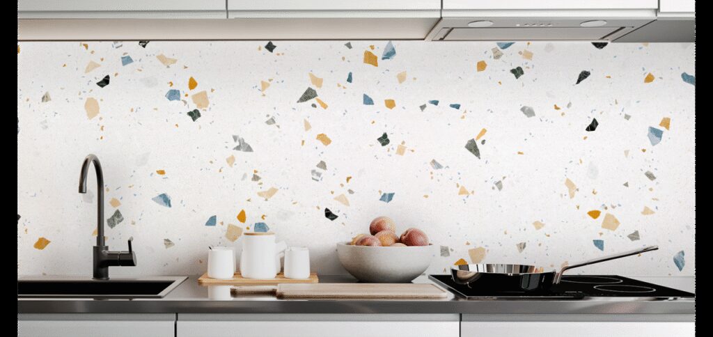 découvrez nos crédences en terrazzo à paris 75007 : un choix élégant et tendance pour sublimer votre cuisine ou salle de bains. large gamme de couleurs, pose professionnelle et matériaux de qualité.